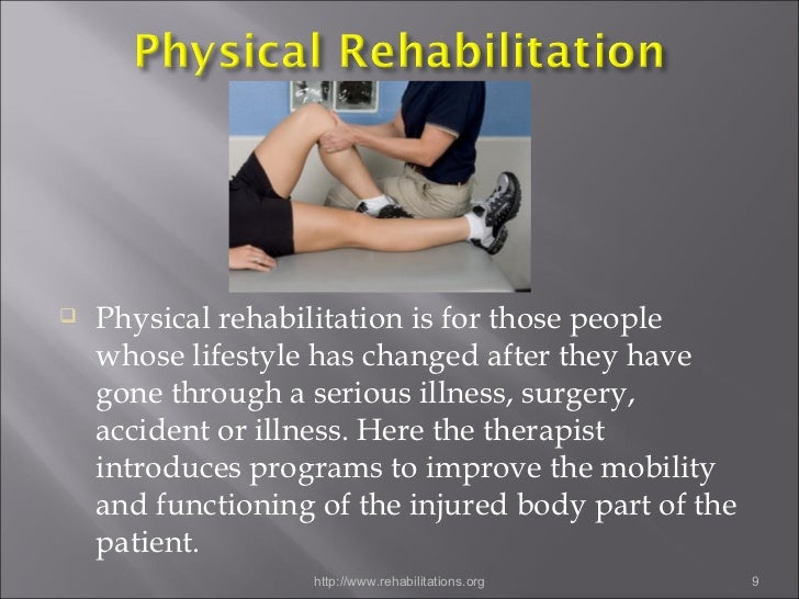 Types of Rehabilitation
