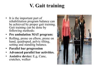 Part Task Gait Training Rehabilitation for paraplegia and quadriplegia | PPTX