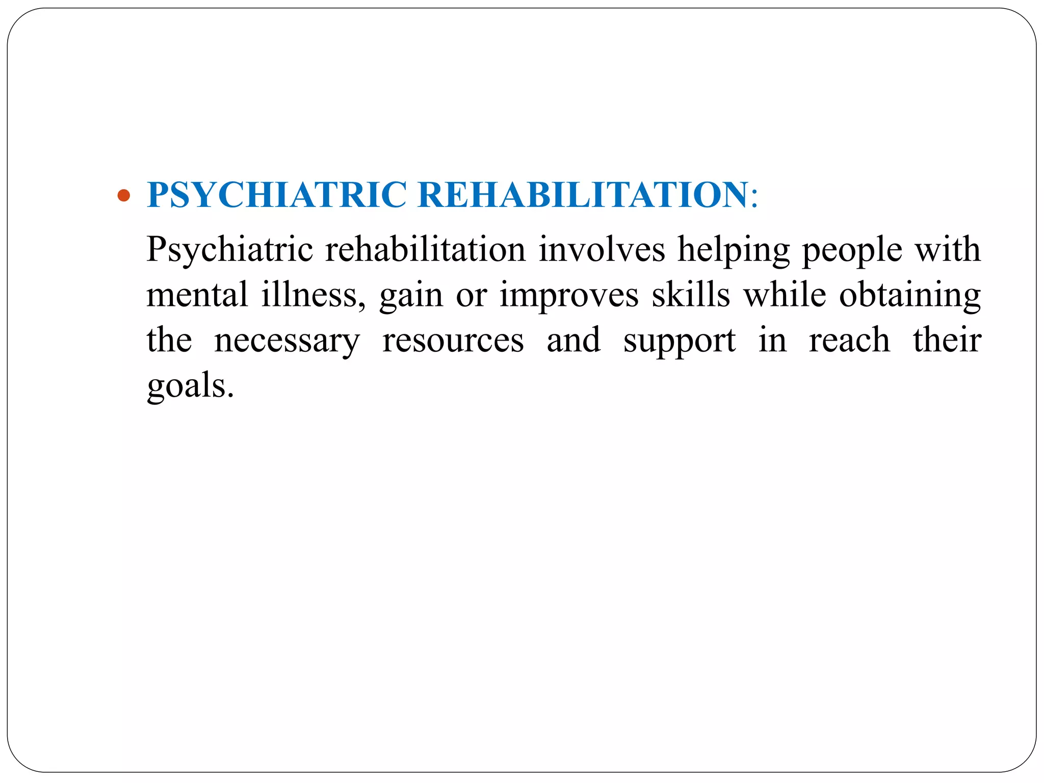 Rehabilitation ppt final | PPTX