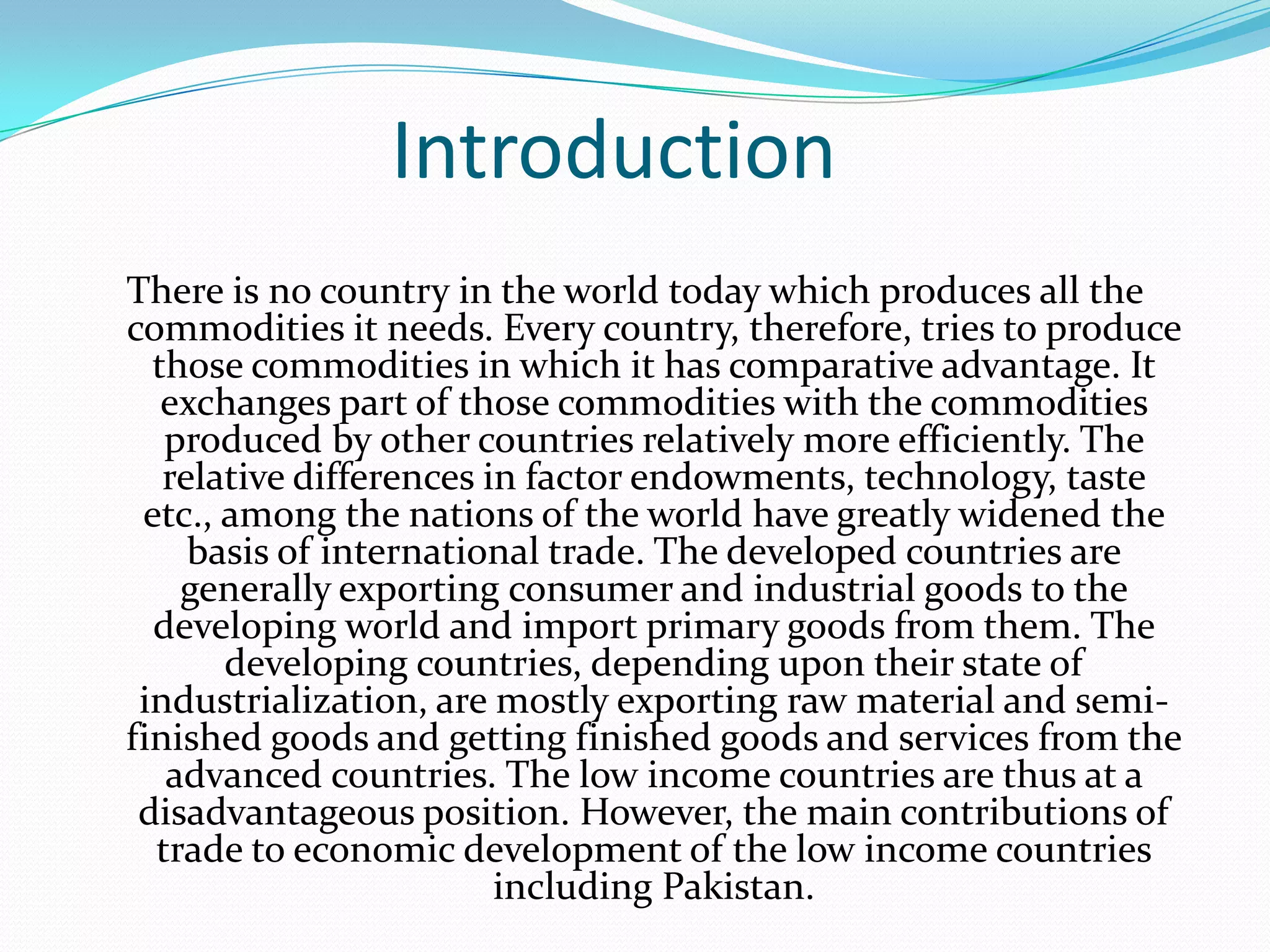 Import and Export of Pakistan | PPTX