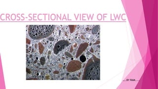 CROSS-SECTIONAL VIEW OF LWC
…..BY RAM.....
 