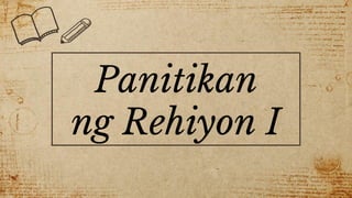 Panitikan
ng Rehiyon I
 