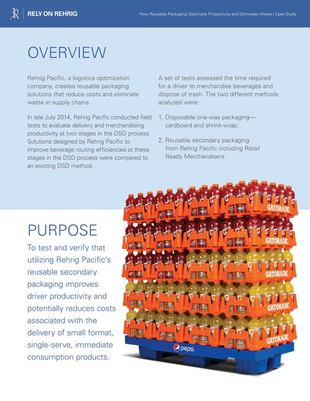 Reusable vs. One Way Packaging PDF