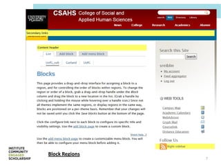 Block Regions
                7
 