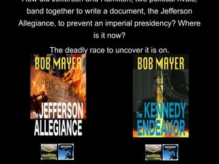How did Jefferson and Hamilton, two political rivals,
band together to write a document, the Jefferson
Allegiance, to prev...