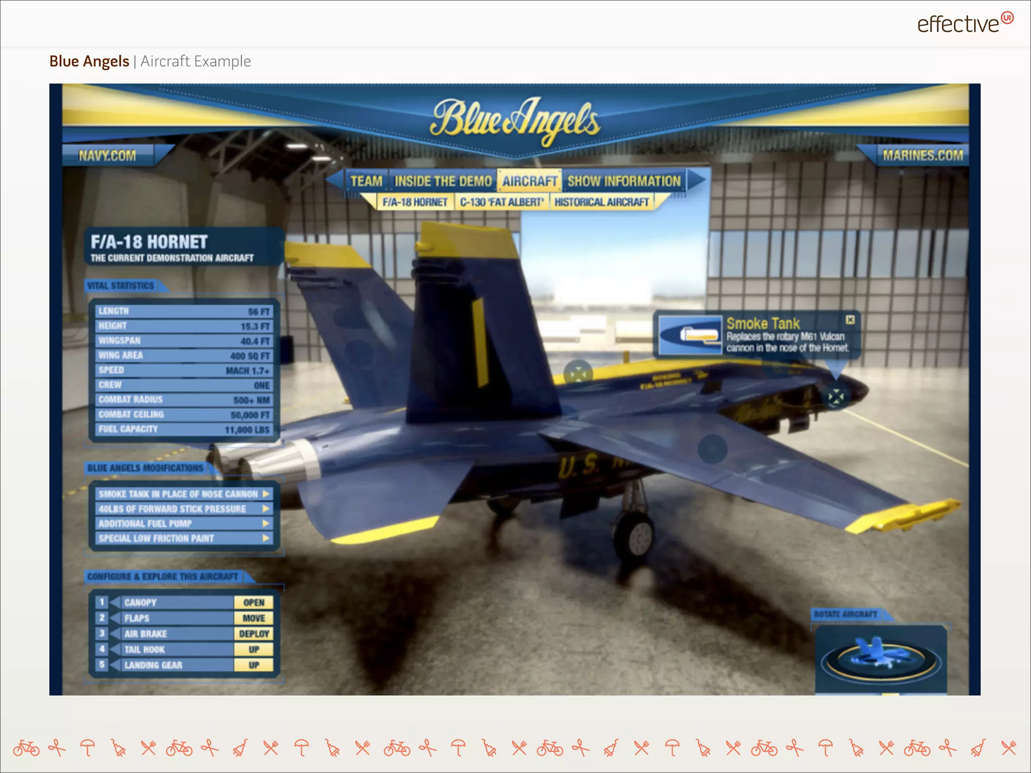 Blue Angels | Aircraft Example
 