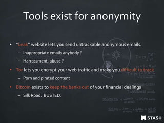 Reigning in the Data (FOSSCON 2014) - Ephemeral Messaging and ...