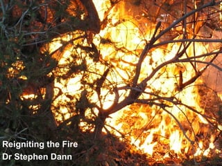 Reigniting the Fire Dr Stephen Dann 