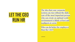 Reemerging HR in a Talent-Driven Economy 