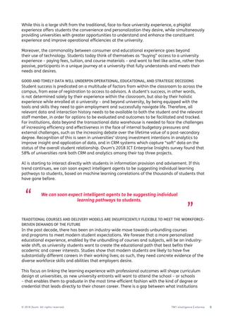 Reimagining the University in a Student-Centric World | PDF