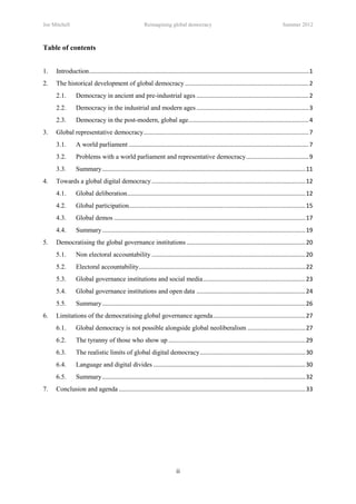 Joe Mitchell                                           Reimagining global democracy                                       ...