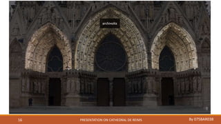 PRESENTATION ON CATHEDRAL DE REIMS By 075BAR03816
 