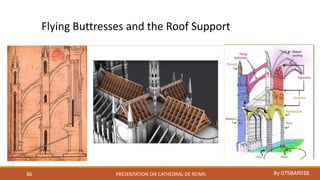 PRESENTATION ON CATHEDRAL DE REIMS By 075BAR03836
Flying Buttresses and the Roof Support
 