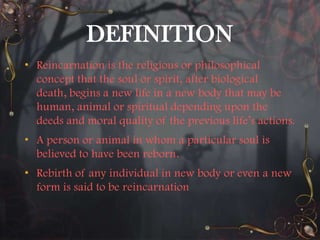 REBIRTH definition and meaning