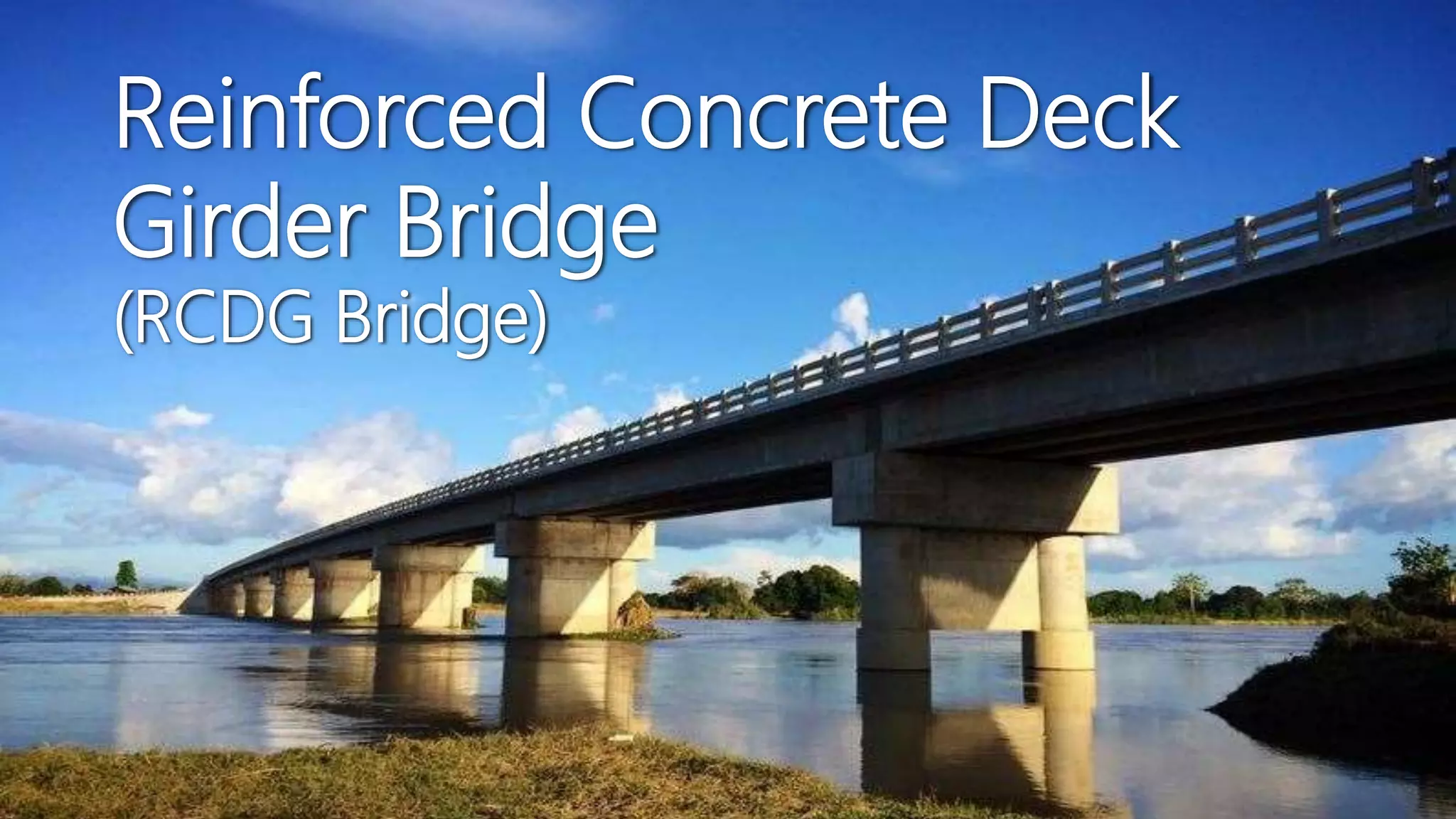 Reinforced concrete deck girder bridge PPT