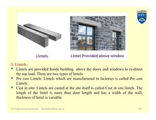 Linlets Construction Reinforced Concrete Structure and Detailing Module | PDF