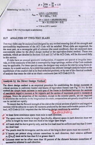 Reinforced concrete structures ii