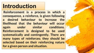 Reinforcement | PPTX