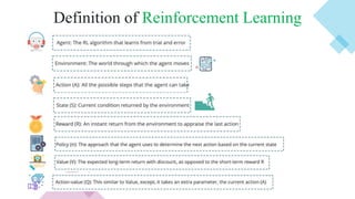 Definition of Reinforcement Learning
 