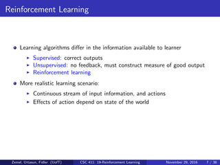 reinforcement learning and Q-learning algorithm and problem solution | PDF