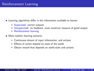 reinforcement learning and Q-learning algorithm and problem solution | PDF