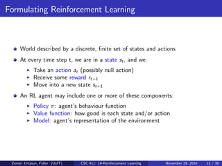 reinforcement learning and Q-learning algorithm and problem solution | PDF