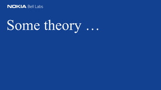 Some theory …
11/12/18 Reinforcement Learning - learning from experience18
 