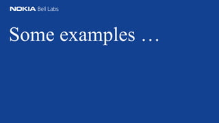 Some examples …
11/12/18 Reinforcement Learning - learning from experience30
 