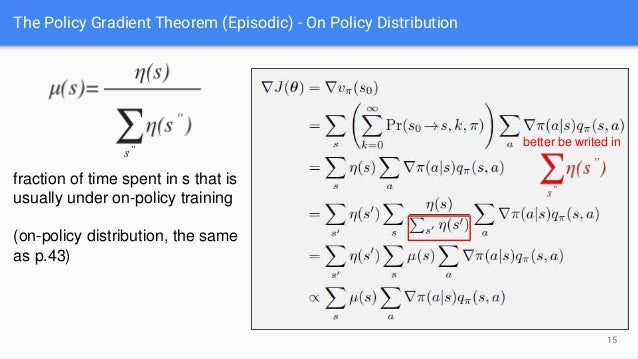 Reinforcement learning：policy gradient (part 1)