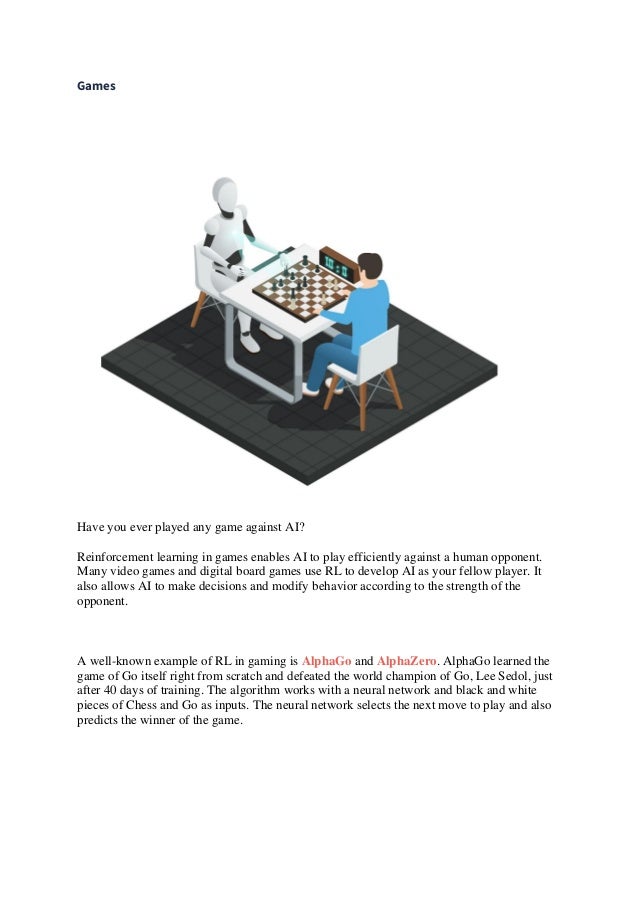 9 Reinforcement Learning Real-Life Applications – ZZCRLT
