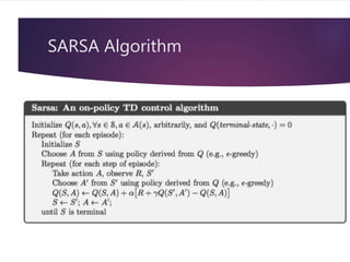 SARSA Algorithm
 