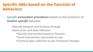 Reinforcement, visuals, and antecedent intervention..pptx