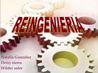 REINGENIERIA Natalia González Deisy sierra  Wilder soler 