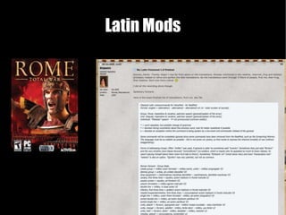 Latin Mods
 