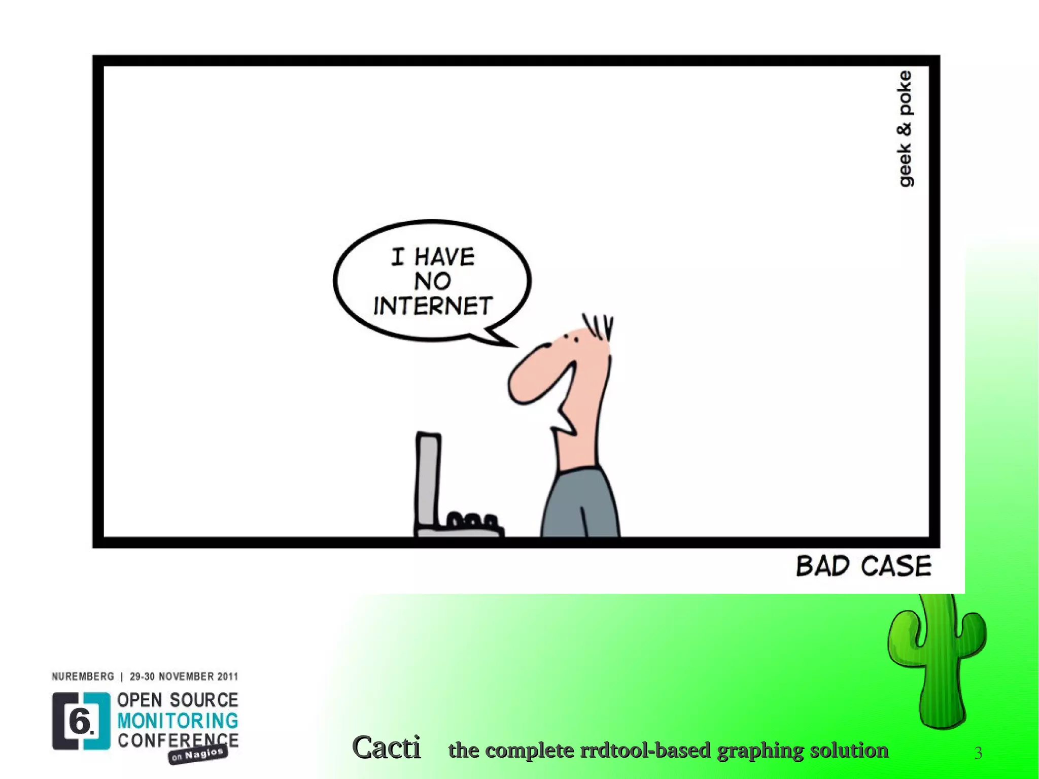 OSMC 2011 | Cacti Graphing Solution by Reinhard Scheck | PDF