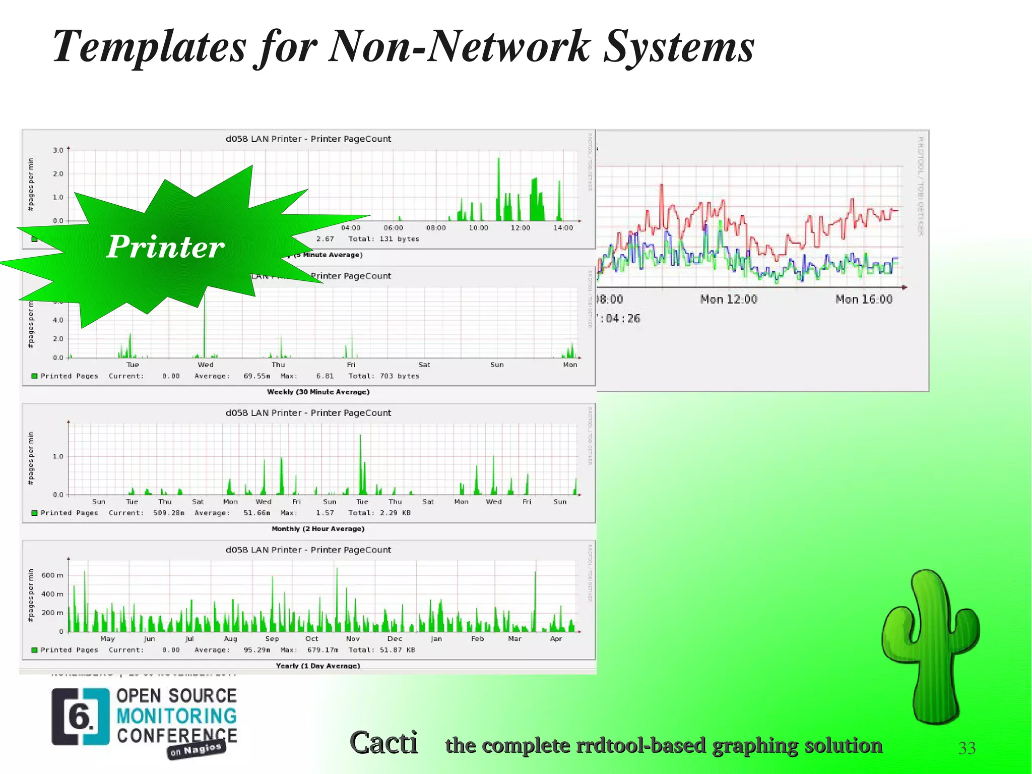 OSMC 2011 | Cacti Graphing Solution by Reinhard Scheck | PDF