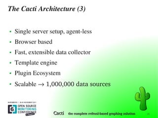 OSMC 2011 | Cacti Graphing Solution by Reinhard Scheck | PDF