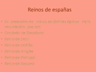 Reinos de España. ANTONIO