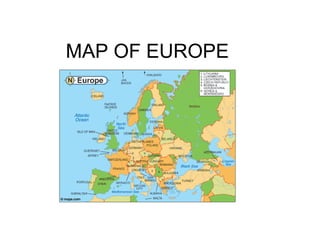MAP OF EUROPE 