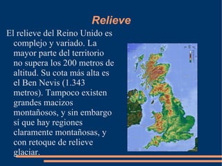 Dos ciudades importantes Las dos ciudades más importantes del Reino Unido son: 