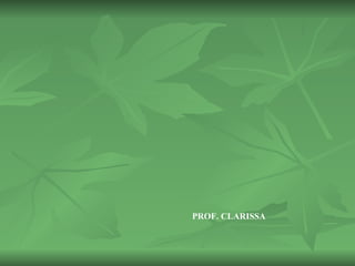 PROF. CLARISSA 