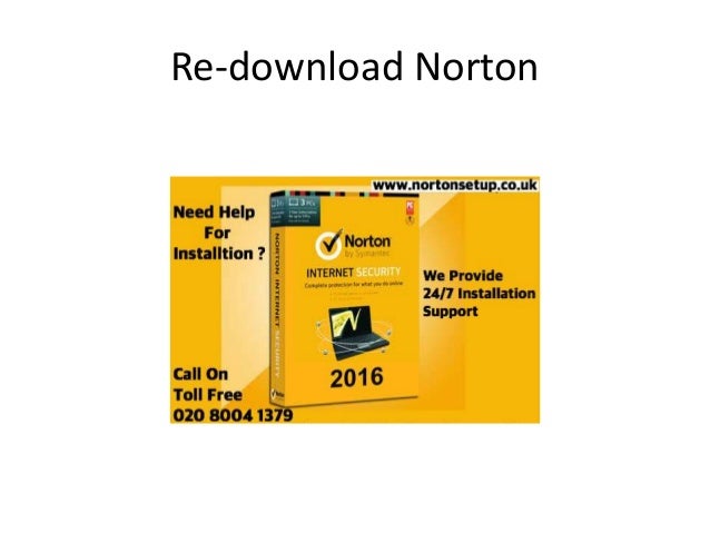 reinstall norton security