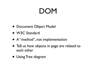 Reintroducing Web Technology