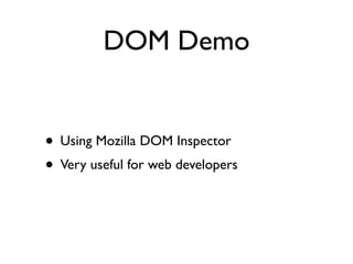 Reintroducing Web Technology