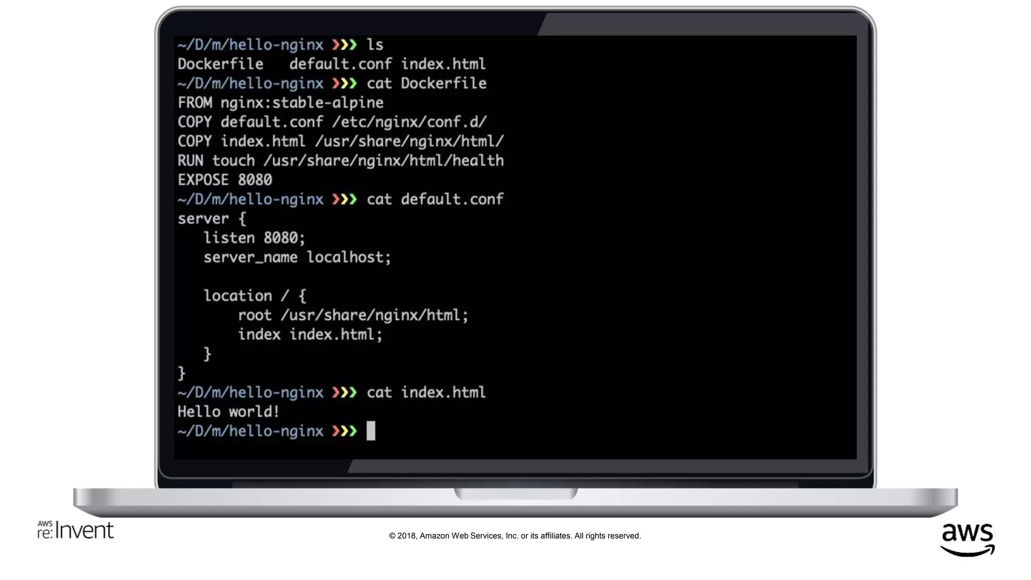 © 2018, Amazon Web Services, Inc. or its affiliates. All rights reserved.
 