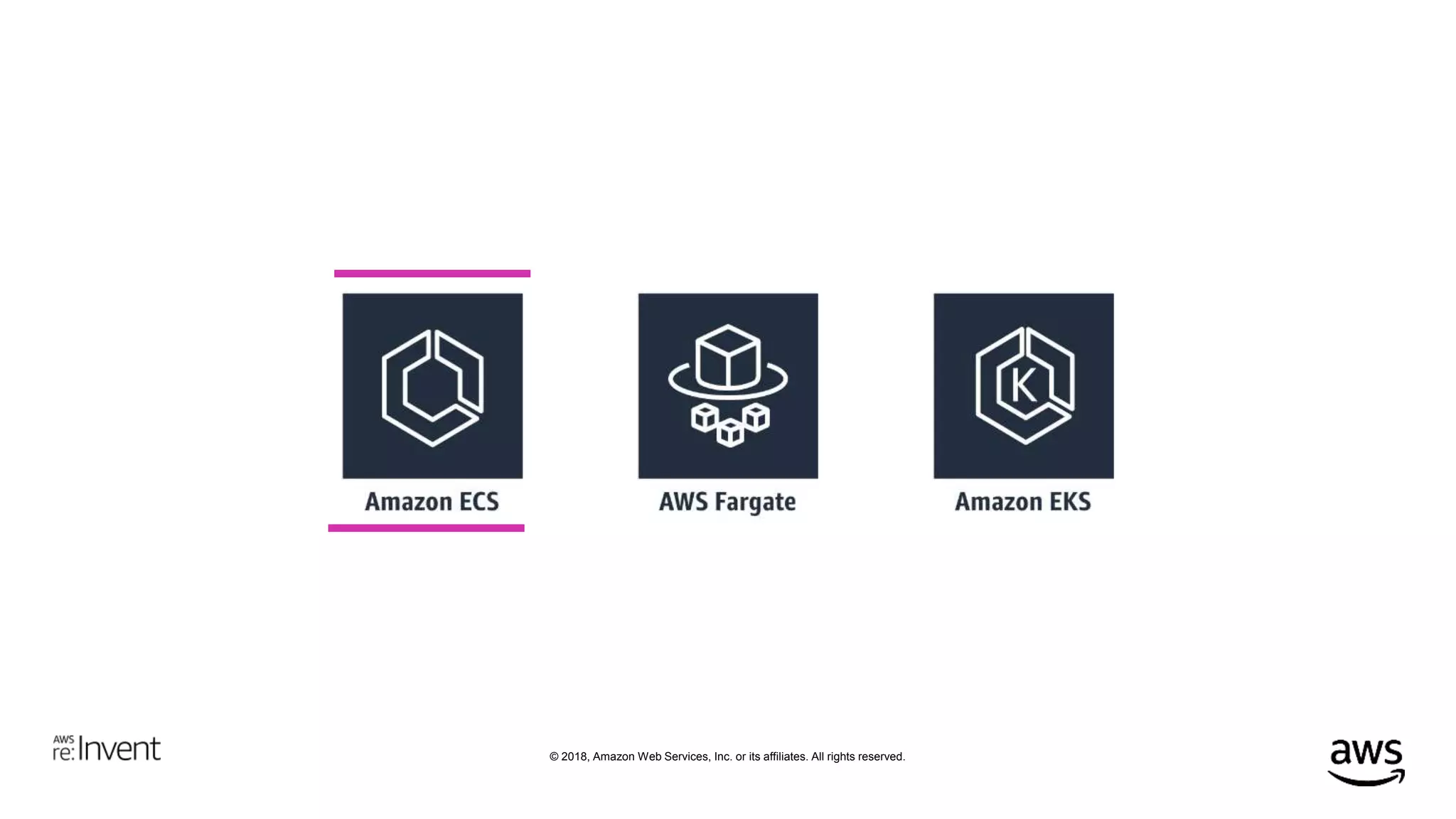 © 2018, Amazon Web Services, Inc. or its affiliates. All rights reserved.
 