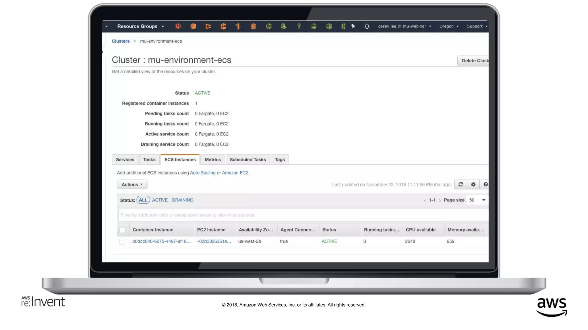 © 2018, Amazon Web Services, Inc. or its affiliates. All rights reserved.
 