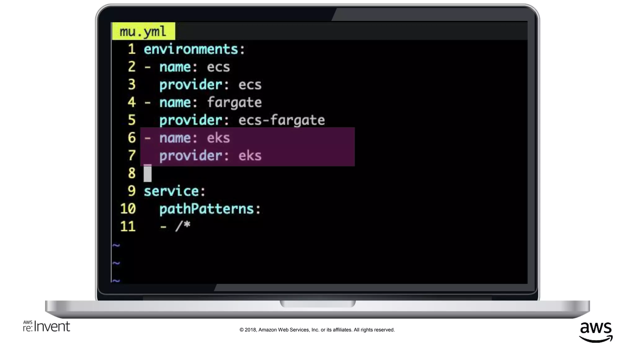 © 2018, Amazon Web Services, Inc. or its affiliates. All rights reserved.
 