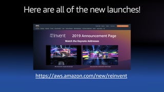 Here are all of the new launches!
https://aws.amazon.com/new/reinvent
 