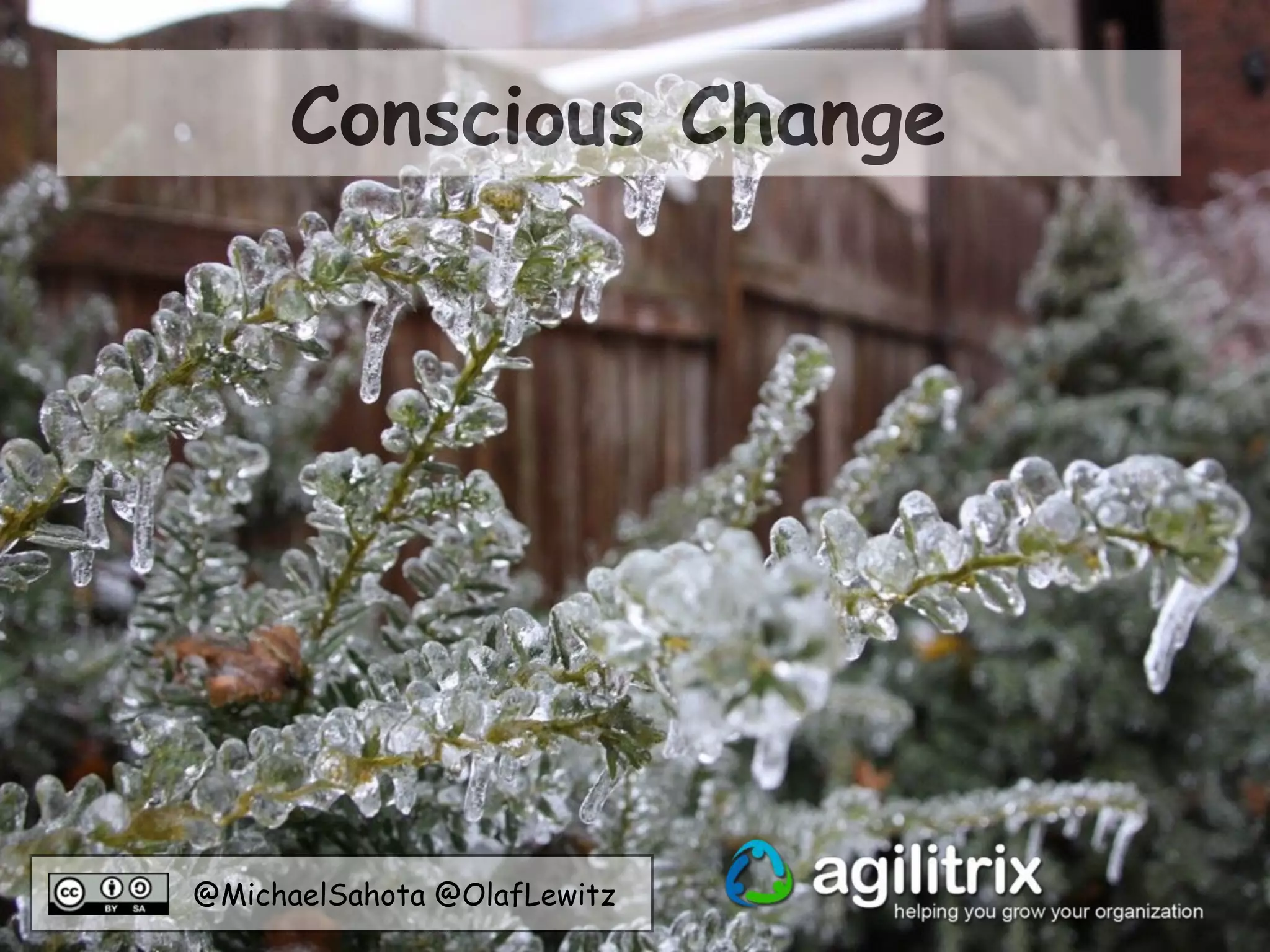 To fully
Engage People
…
you need to
change
Your
Organizational
Model
 